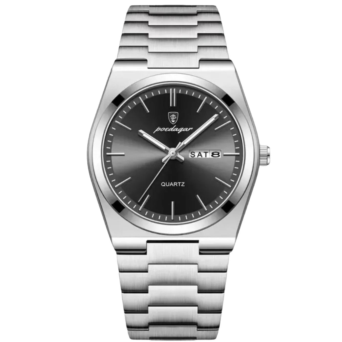 Prestige Men’s Watch – Luxury Stainless Steel Quartz Timepiece
