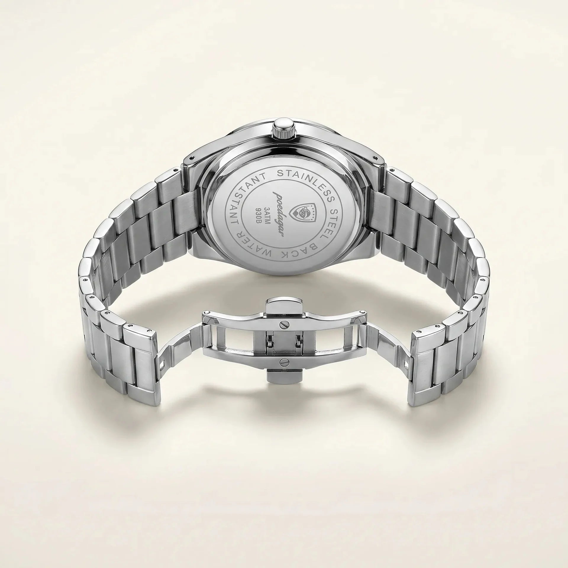 Prestige Men’s Watch – Luxury Stainless Steel Quartz Timepiece