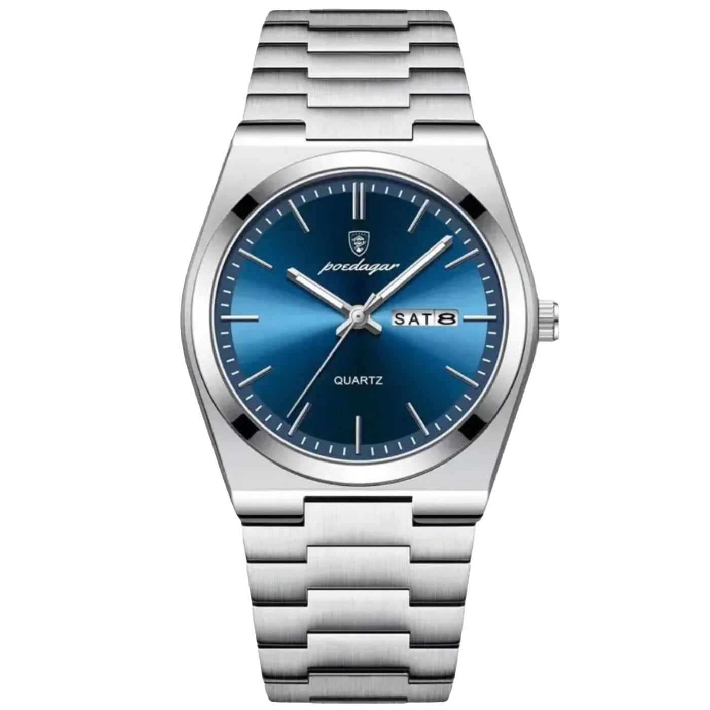 Prestige Men’s Watch – Luxury Stainless Steel Quartz Timepiece