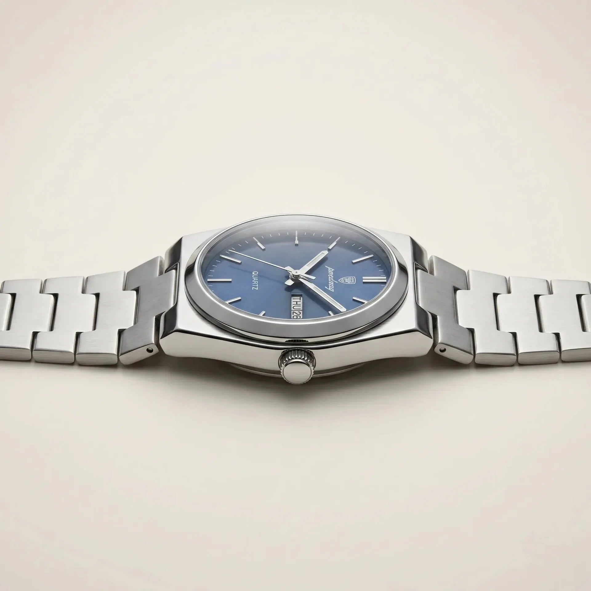 Prestige Men’s Watch – Luxury Stainless Steel Quartz Timepiece