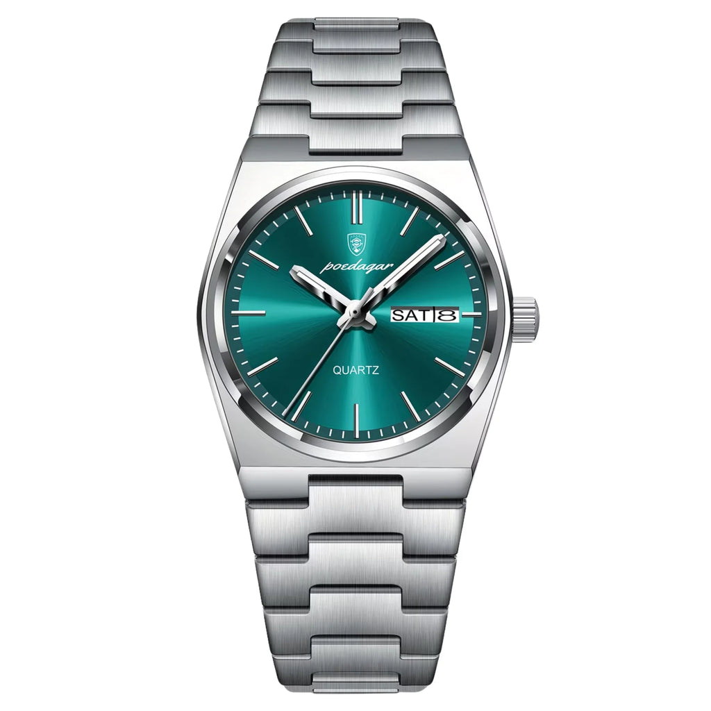 Prestige Men’s Watch – Luxury Stainless Steel Quartz Timepiece