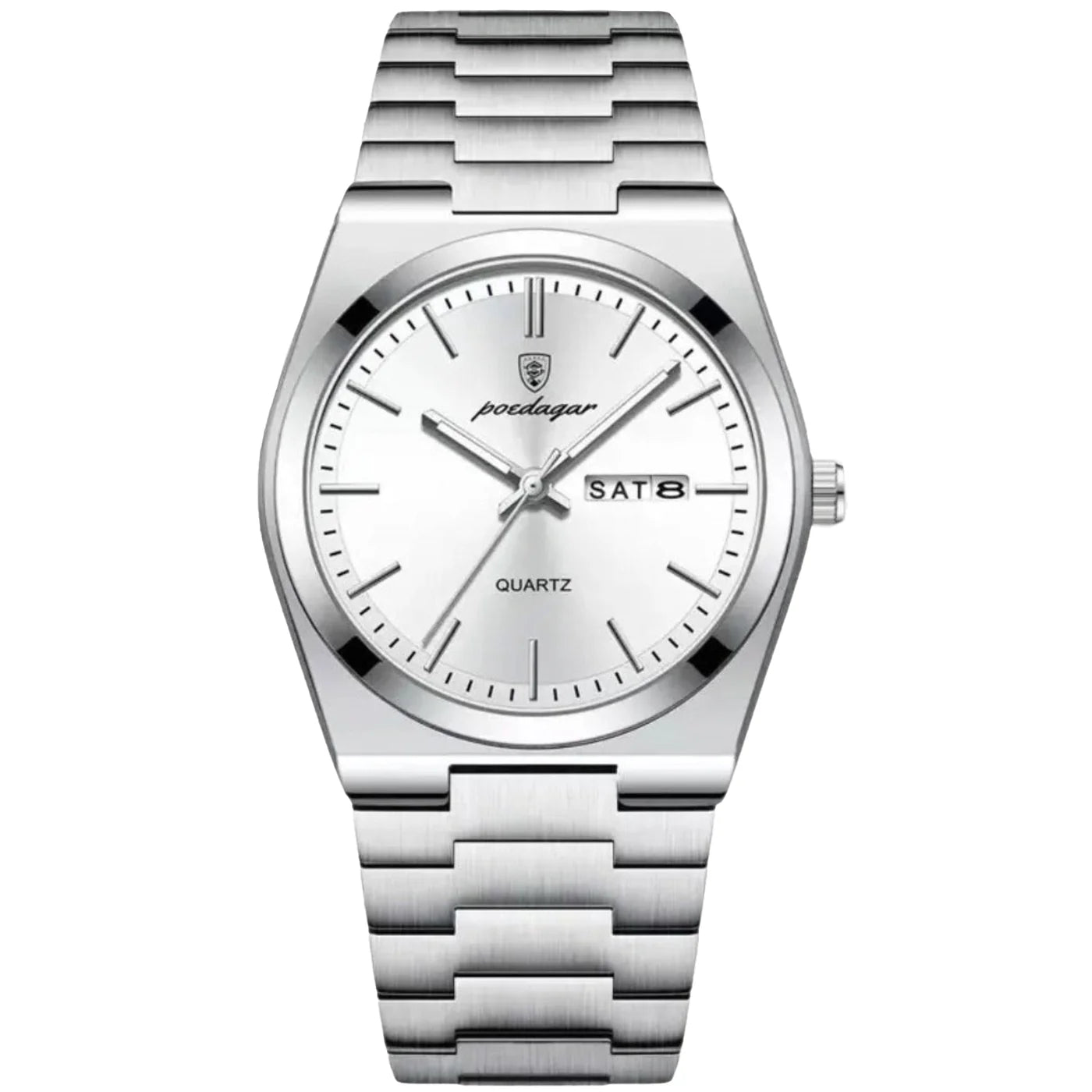 Prestige Men’s Watch – Luxury Stainless Steel Quartz Timepiece